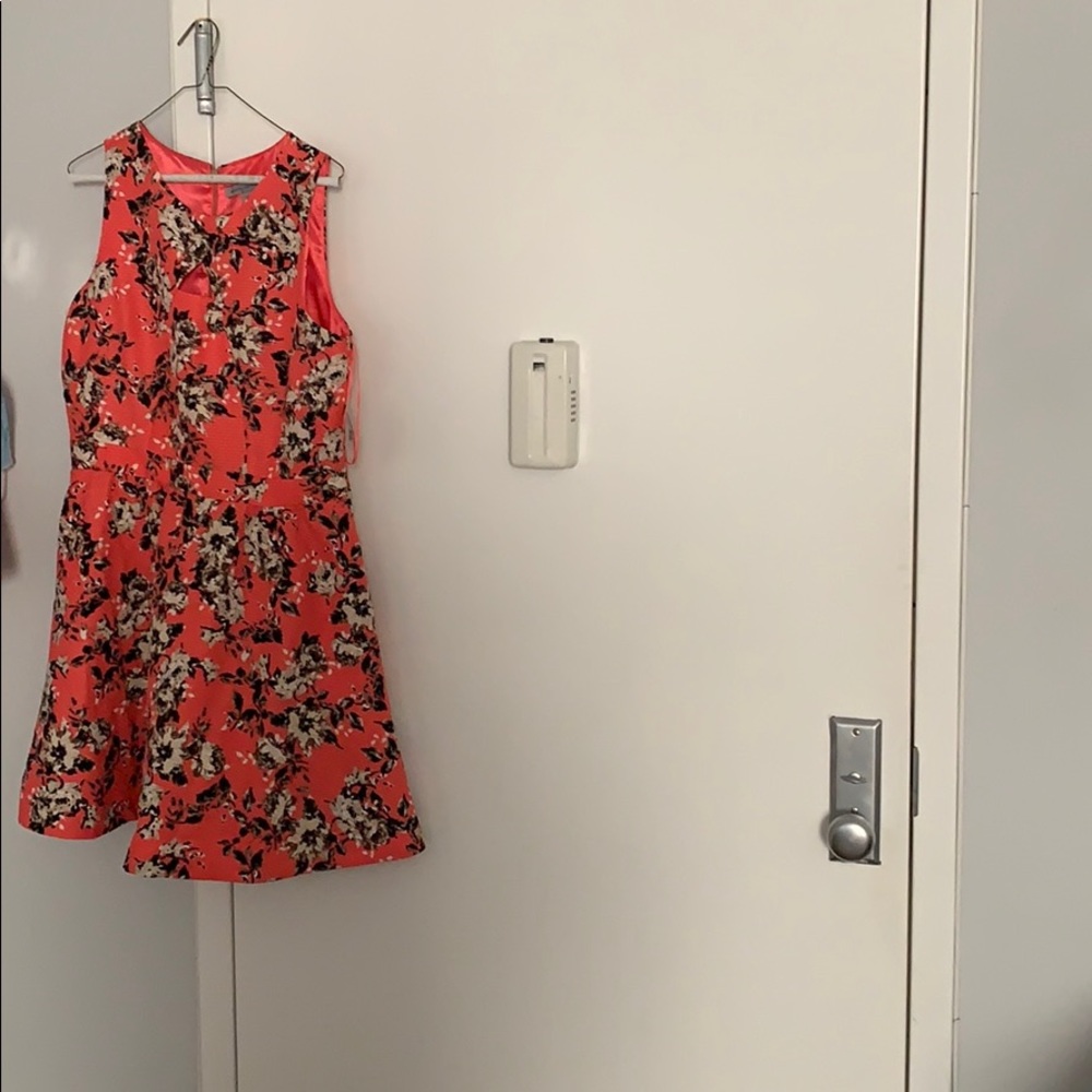 Danny and Nicole multi coral dress